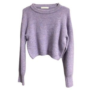 Lilac cropped sweater